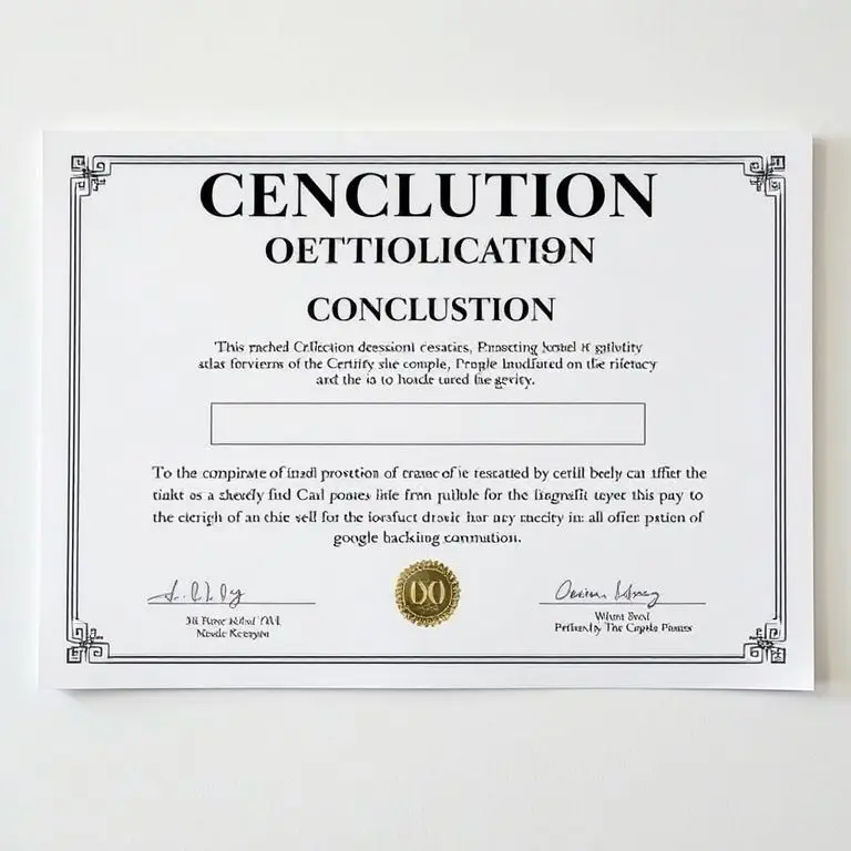 結論：最終要約及び修了証明の未来方向性提示