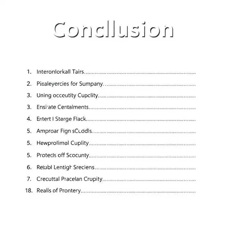 結論：最終要約及びリストコンテンツの未来方向性提示